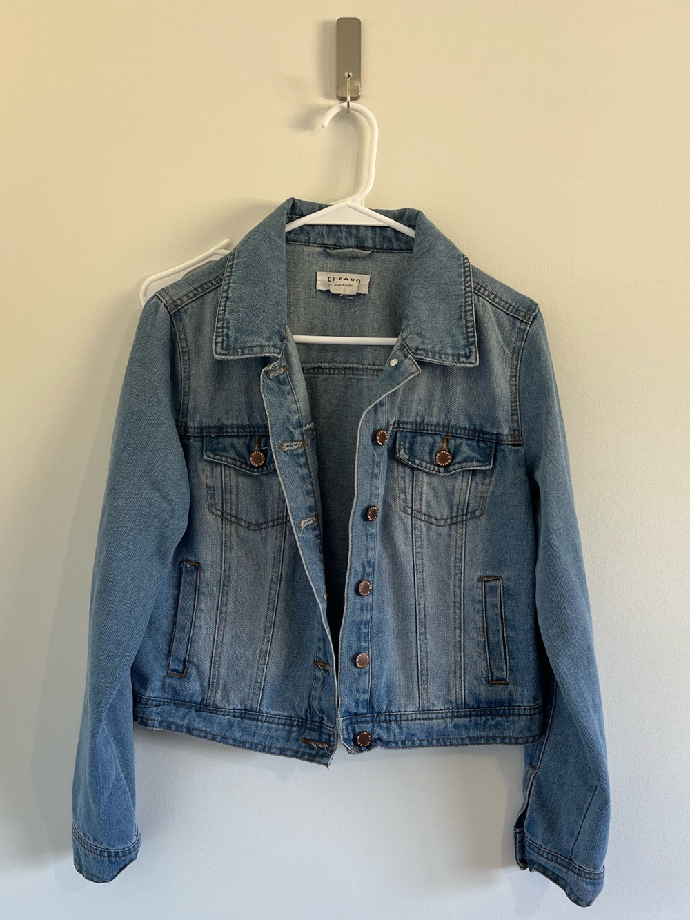 Ci Sono Light Wash Denim Jacket